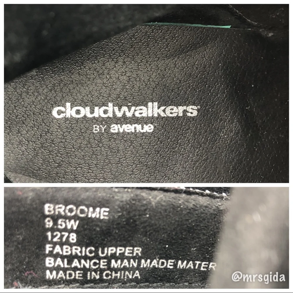 Cloudwalkers by Avenue Black Ankle Booties | 9.5 - Picture 8 of 8